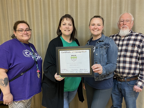 Peace Connections Inc. earns  Service Enterprise certification