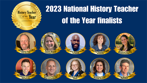 Olathe teacher advances to 2023 National History Teacher of the Year finals