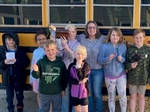 Chapman bus driver turns commute into craft time with daily projects for her students