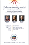 Reception will honor three outgoing State Board members