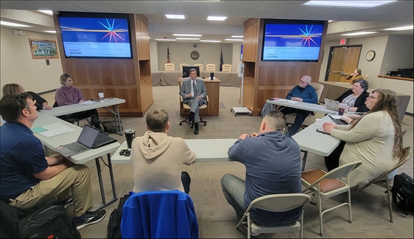 Educators meet with Commissioner Watson to learn, give feedback