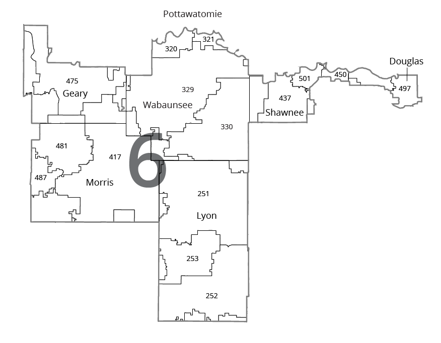 Kansas Map of district 1