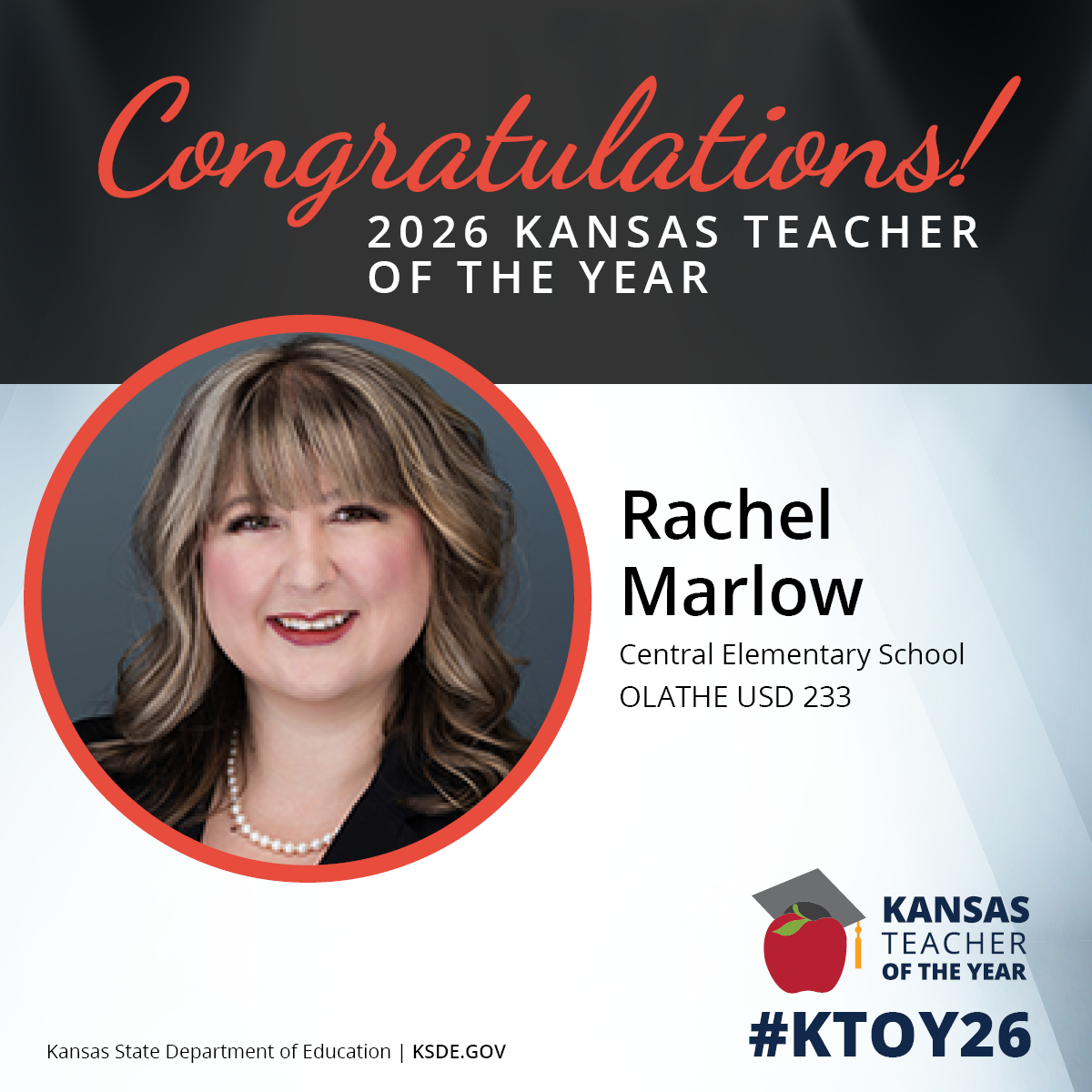 2026 Kansas Teacher of the Year: Rachel Marlow